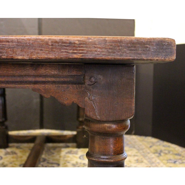 Late 19th Century Late 19th Century-Early 20th Century Elizabethan Revival Refectory Table For Sale - Image 5 of 6