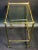 Brass Baques Brass Bamboo Nesting Tables on Wheels - a Pair For Sale - Image 8 of 11