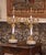 Late 19th Century Pair of 19th Century French Louis XVI Bronze and White Marble Candelabras For Sale - Image 5 of 9