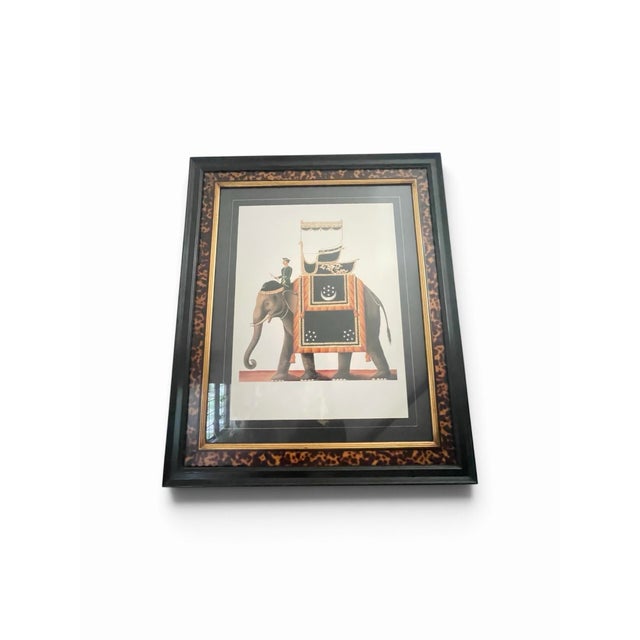 Make a grand statement with this impressive, extra-large museum art print titled "Indian Ceremonial Elephant - Black" by...