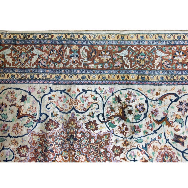 Vintage Persian Tabriz Rug For Sale - Image 13 of 16