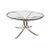 1950s Italian Gilt Metal Faux Bamboo Circular Dining Table For Sale - Image 13 of 13