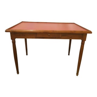 French Walnut Directoire Game Table For Sale