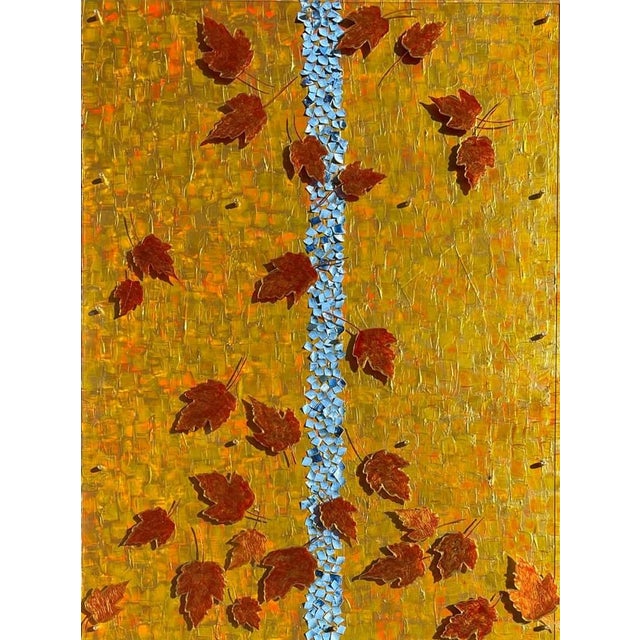 Kathleen Kane-Murrell, Mixed Media Abstract Composition "One Fine Day" 2025 For Sale