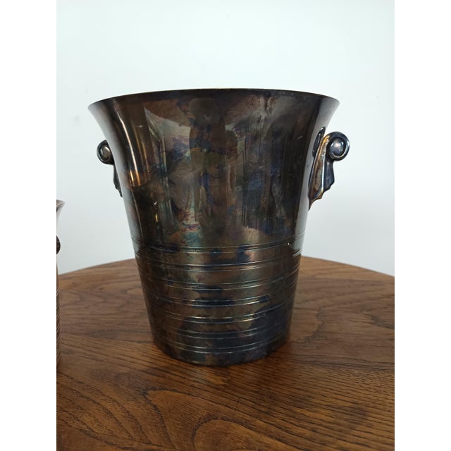 Art Deco Silver Champagne Seals, 1930s, Set of 2 For Sale - Image 6 of 14