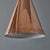 Metal Monumental 1950s Conical Perforated Copper Pendant Attributed to Paavo Tynell For Sale - Image 7 of 12