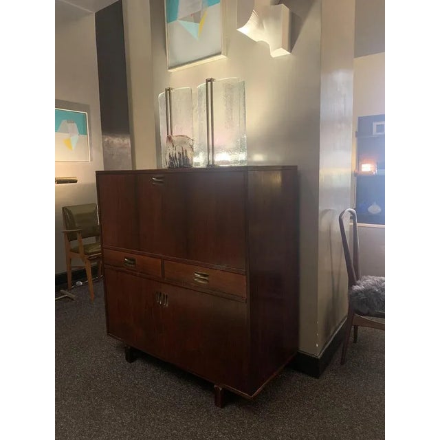 Bar Cabinet in Rosewood with Metal Details from Stildomus, Italy, 1960s For Sale - Image 9 of 13