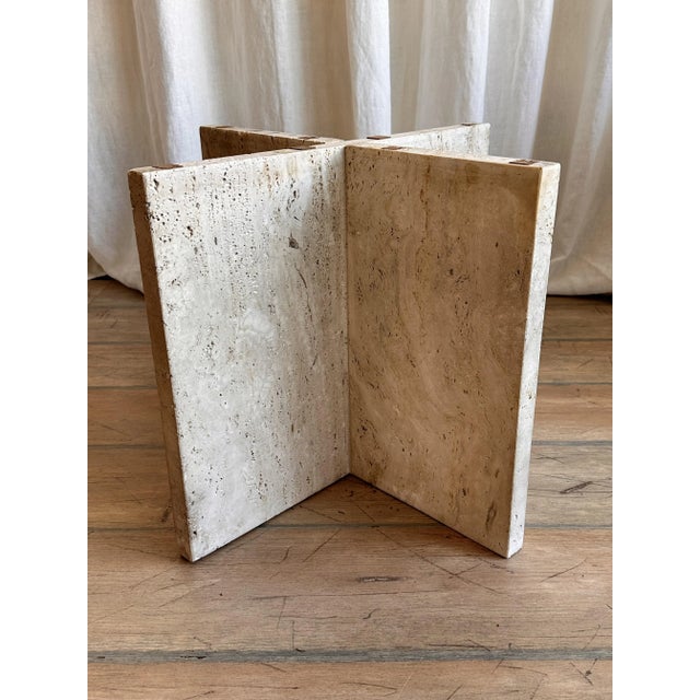 Vintage Italian Travertine Coffee Table, 1970s For Sale - Image 6 of 10