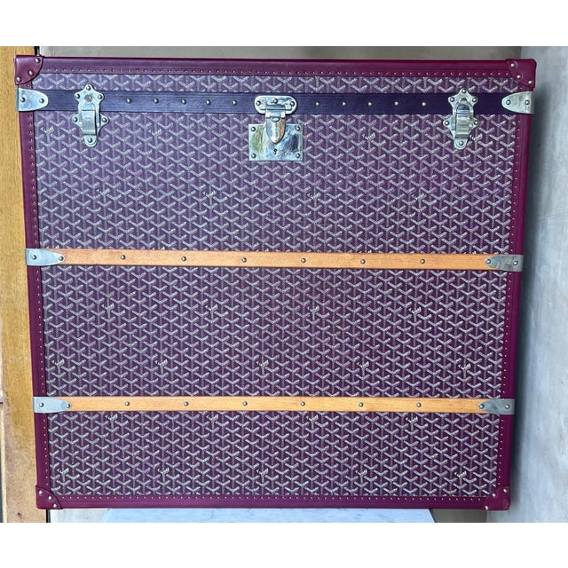 French Provincial Goyard Hand-Painted Store Display, Wood, French Provincial, 2005 For Sale - Image 3 of 18