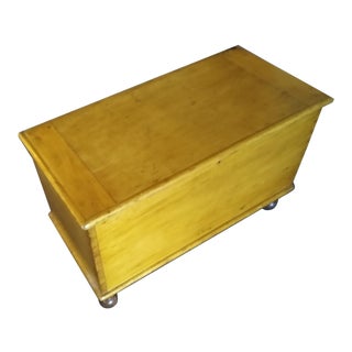 Antique Primitive American Blanket Chest For Sale