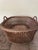 Large Basket with Cross-Braced Edges, 1890s For Sale - Image 4 of 8