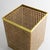 Christian Dior Christian Dior Desk Waste Basket in Metal, Lucite and Rattan, Circa 1970 For Sale - Image 4 of 9