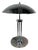 Space Age Chrome Mushroom Table Lamp, 1970s For Sale