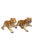 Fabulous small ceramic tiger figures. These are perfect bookcase decoration. Or table top. Point being they are great...