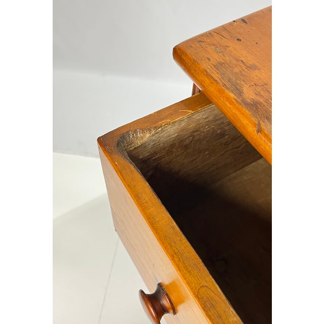 19th Century Antique Pine Three-Drawer Chest For Sale - Image 16 of 17