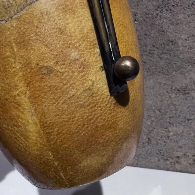 1950s Aldo Tura Goatskin Brass Carafe Thermos Italy For Sale - Image 11 of 11