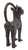 Benin Artist, Pair of Royal Leopards, 1800s, Bronze For Sale - Image 9 of 13