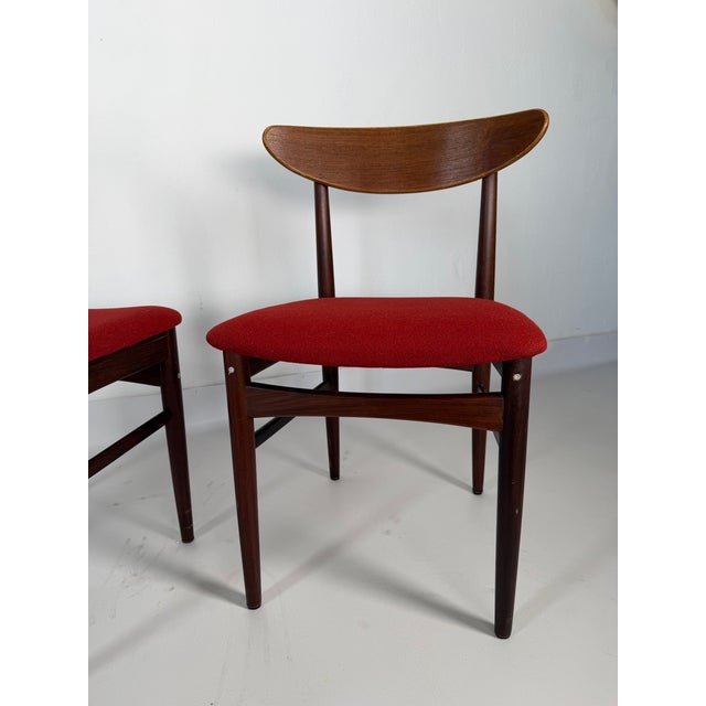 Wood Vintage Danish Teak Chairs, 1960s, Set of 2 For Sale - Image 7 of 10