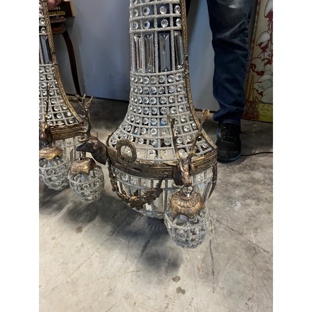 Pair of 1990s Deer Head Bronze Sconces For Sale In Atlanta - Image 6 of 9