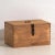 Brown Small Antique Storage Chest, 1920s For Sale - Image 8 of 8