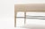 Off-white Linear Bench in White Oak Series 72 by Stamford Modern For Sale - Image 8 of 12