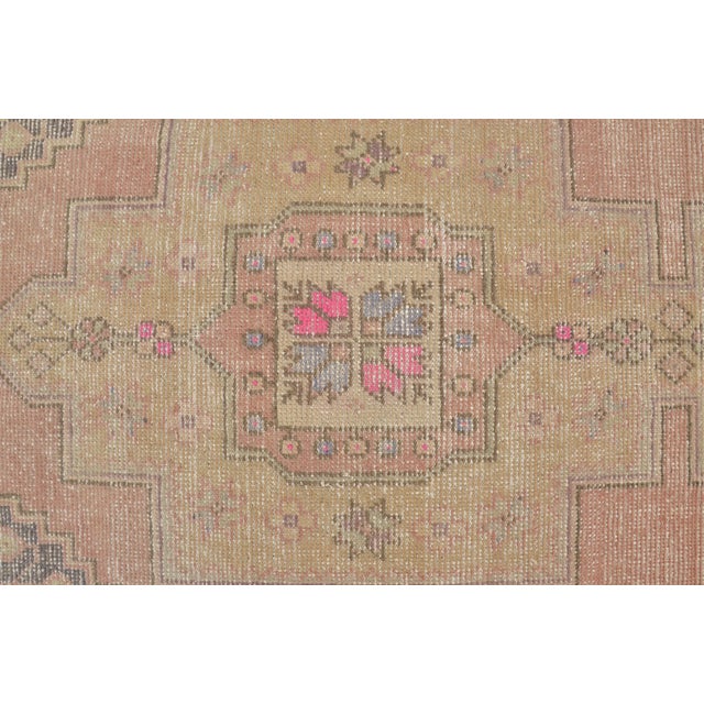 Vintage Handknotted Area Carpet For Sale - Image 9 of 10
