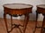 Brown 1920s Antique French Louis XV Satinwood Inlaid Pair of Side Tables / End Tables For Sale - Image 8 of 18