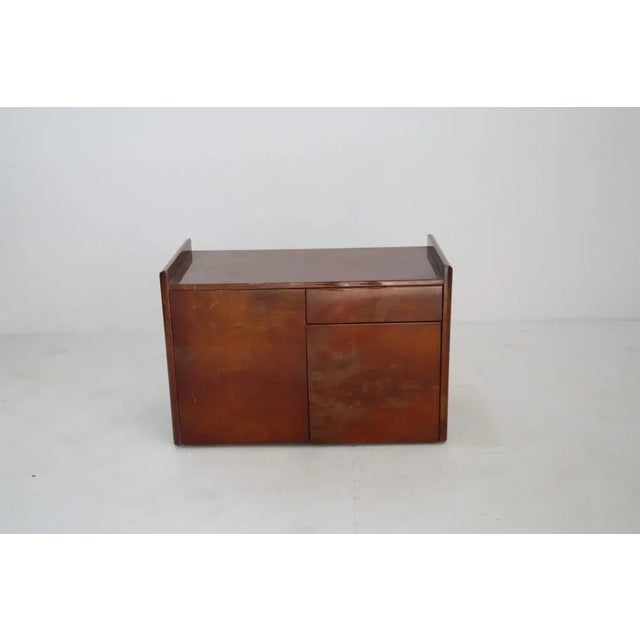 Brown Vintage Sideboard in Parchment by Giorgio Tura For Sale - Image 8 of 8