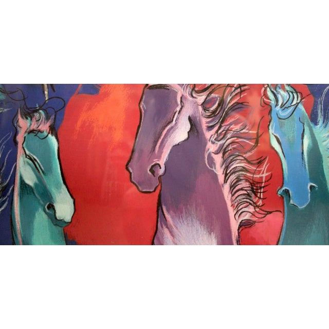 Late 20th Century Equestrian Artwork Attr. Bonny Youdim Leibowitz 180/300 For Sale - Image 5 of 9