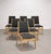 Danish Mid Century Modern Dining Chairs, Set of 6, Beech Wood Frames With Charcoal Upholstery, Scandinavian Modern Dining Chairs, C. 1960s For Sale - Image 4 of 17