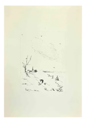 Filippo De Pisis, Cloud, 1960s, Lithograph