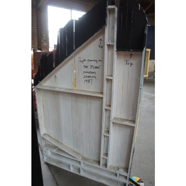 "Light Coming on the Plains" Mixed Media Oil Painting on Wood Panels by Cameron Zebrun, 1987 For Sale - Image 11 of 12