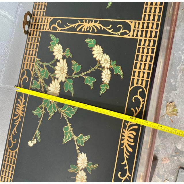 Asian Long Rectangular Sword Chest Trunk For Sale - Image 9 of 12