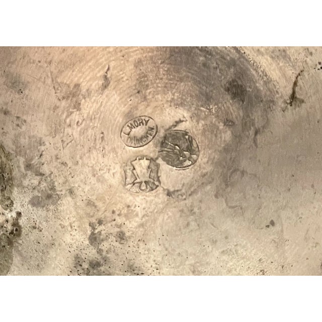 7 PCS Antique 1800s Handmade Ludwig Mory Pewter Flagon Tankard Pitcher Stein Mug For Sale - Image 11 of 12