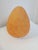 Beautiful egg-shaped table lamp. Italy, 1970s. White lacquered metal base. It supports a lovely opaline glass diffuser....