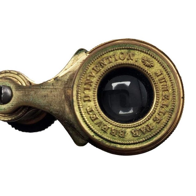 Black Antique "Breveté Par Dimension" Paris Opera Glasses Binoculars - Made in France For Sale - Image 8 of 11