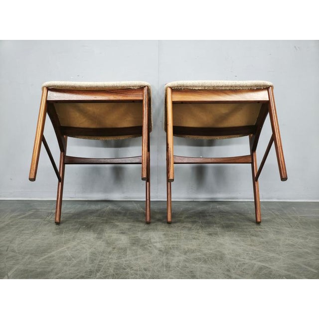 Vintage Dining Chairs by Hugo Frandsen for Spøttrup, Denmark, 1960s, Set of 4 For Sale - Image 3 of 18