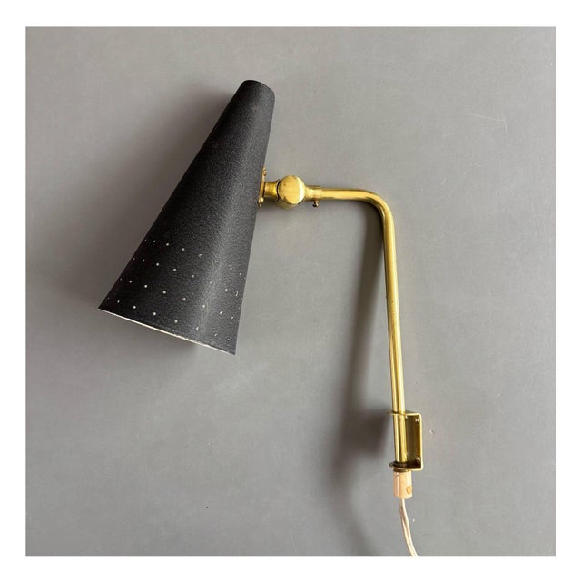 Mid-Century Modern Wall Lamp from Bergboms, 1950s For Sale - Image 12 of 12
