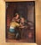 Brown Pair of 19th Century Flemish Tavern Scene Oil Paintings on Copper For Sale - Image 8 of 12