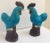 Chinese Turquoise Porcelain Roosters - A Pair For Sale - Image 9 of 9