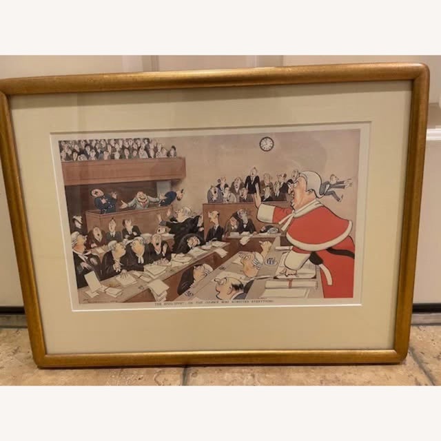 Add a touch of legendary British wit to your walls with a vibrant, humorous courtroom scene from one of the most...