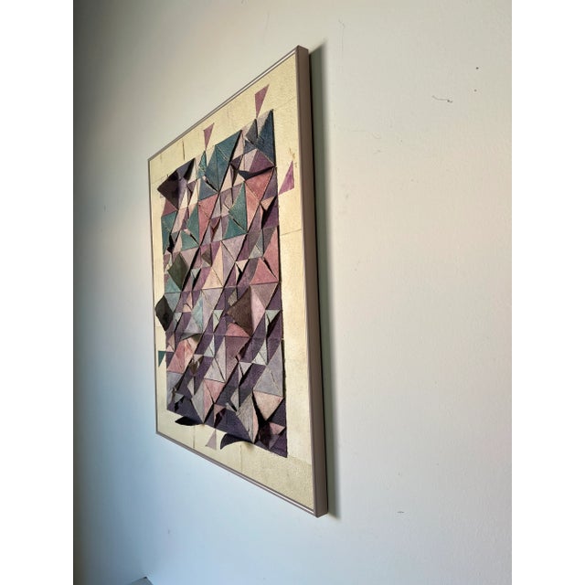 70's Postmodern Mixed Media Collage Wall Art by British Artist Carol Owen For Sale - Image 4 of 13