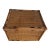 Late 20th Century Extra Large Hinged Tortoise Bamboo and Woven Cane Storage Box For Sale