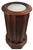 An original Biedermeier drum cabinet of cylindrical form, crafted in Germany around 1820. The body is of nutwood with fine...