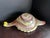Vintage C1950s Fratelli Toso Murano Art Glass Orange and Yellow Swirl Candy Dish For Sale - Image 10 of 12