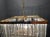 Large Italian Murano Glass Prism Triedri Chandelier Lamp For Sale - Image 9 of 12