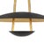 Satellit 55 Brass Black Pendant Lamp by Johan Carpner for Konsthantverk For Sale - Image 3 of 7