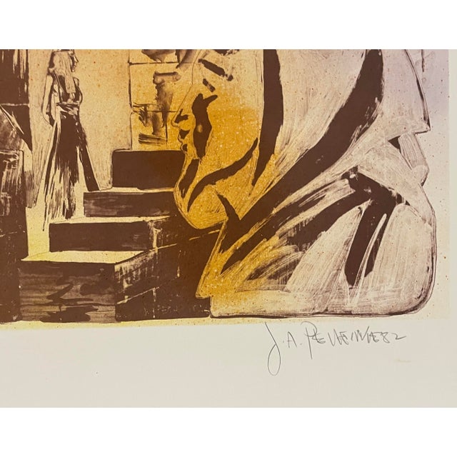 Modern 1982 Joseph Pecsenke Aida Verdi Opera Lithograph For Sale - Image 3 of 4