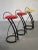 Postmodern Bar Stools, France, 1980s, Set of 3 For Sale - Image 4 of 13