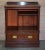 Stunning antique Victorian rich mahogany Military Campaign drinks cabinet which can be used as a media entertainment...